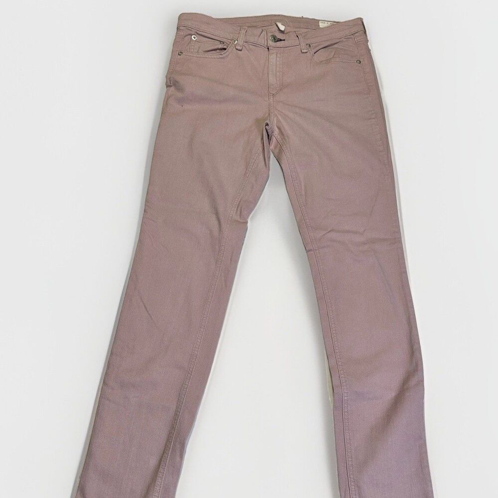 Rag & Bone Jeans Skinny Pants Women’s Size Mauve Pink Stretch Denim